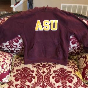 Selling boys small burgundy ASU sweatshirt(hoodie)